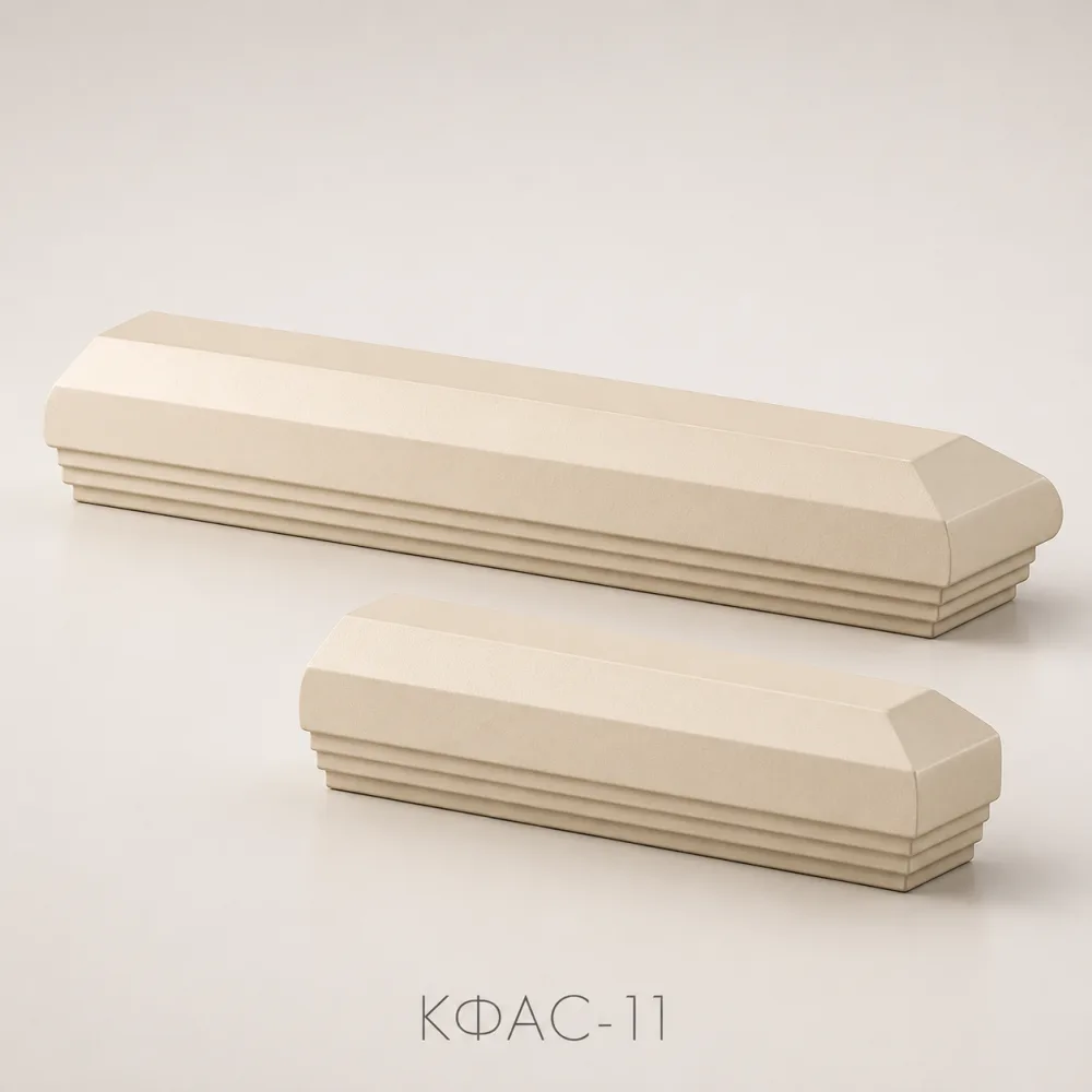 Карниз фасадный широкий из пенопласта — фото изделия